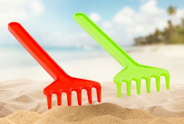 MEGADIDI SMÅ STRANDRIVE til SAND til babyer