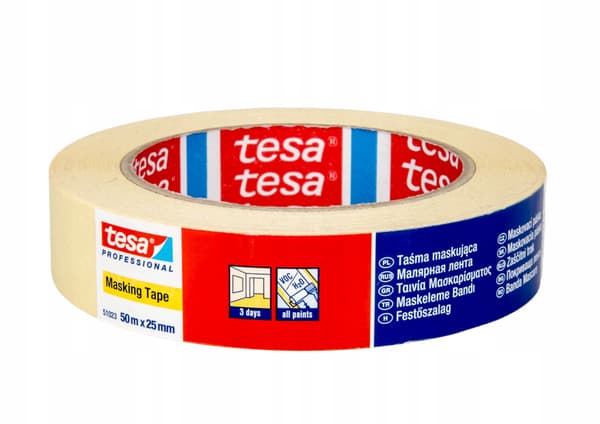 Tesa 3 dagars maskeringstejp 50m x 25mm