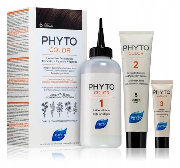 PHYTO Color hårfarve 5 lys brun 50ml