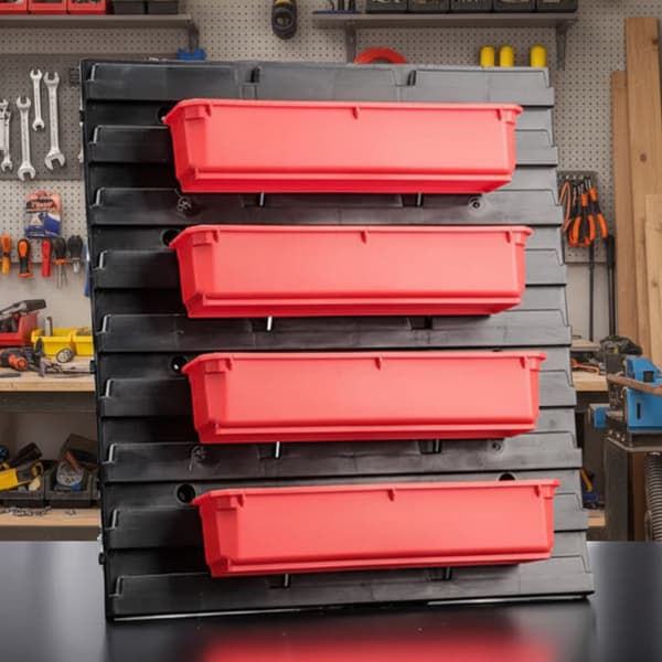 Qbrick system ONE Organizer M L PRO 100 och 200 pegboard-behållare