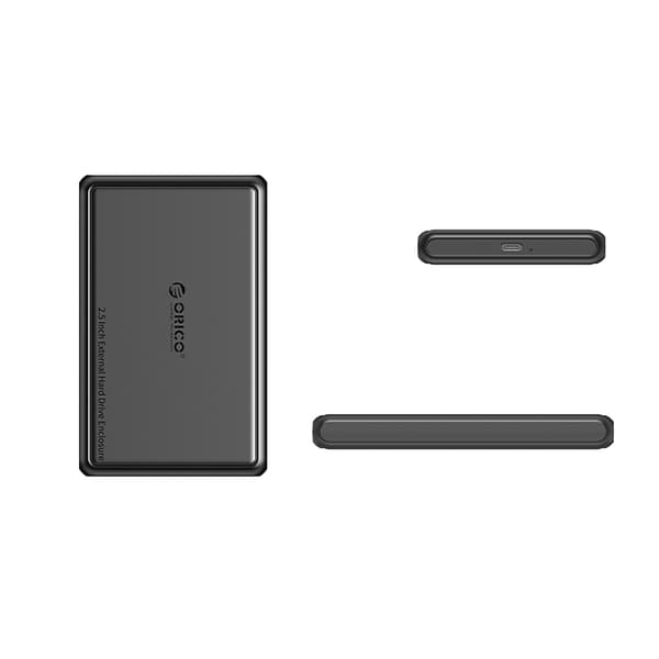 DDL25-C3 2,5'' HDD / SSD USB-C 5Gb/s kabinet - sort
