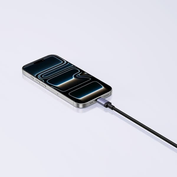 USB-C PD 240W 2m kabel - Sort