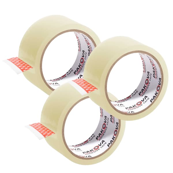 PAKOVA 48/50 TRANSPARENT 3-PACK PACKTEJP