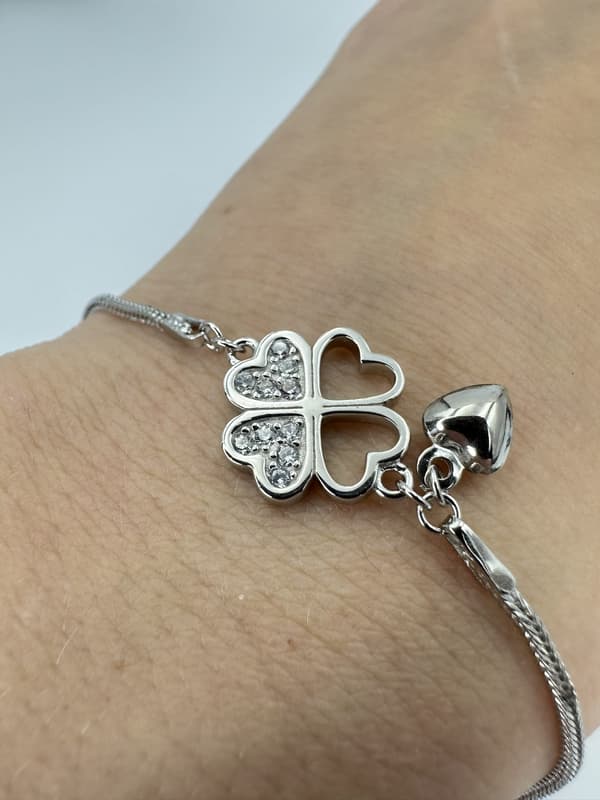 925 Silverarmband Trusky Klöverarmband