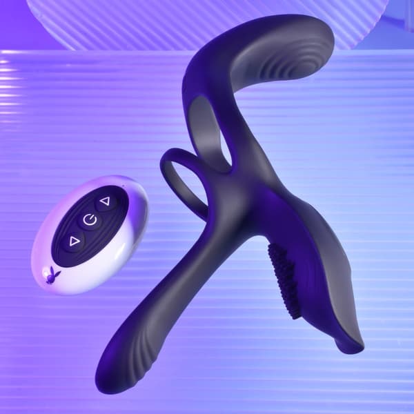 Playboy Pleasure 3-vejs penisring med 10 hastigheder