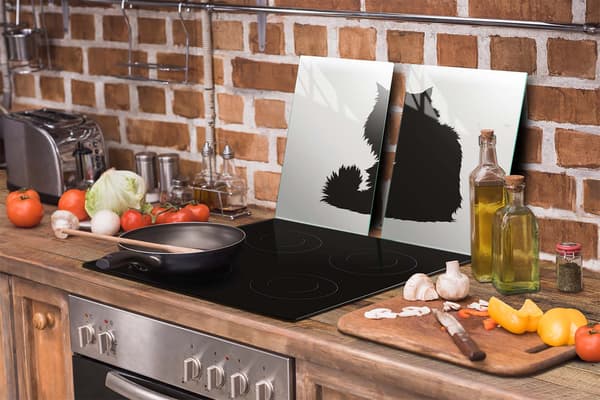 GLASBESKYTTELSESPLADE TIL KØKKEN 65x52 KAT