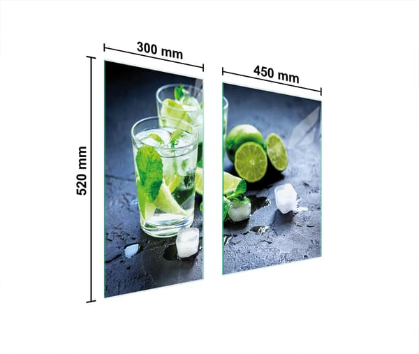 GLASSKYDDSSKIVA 75x52 LIME