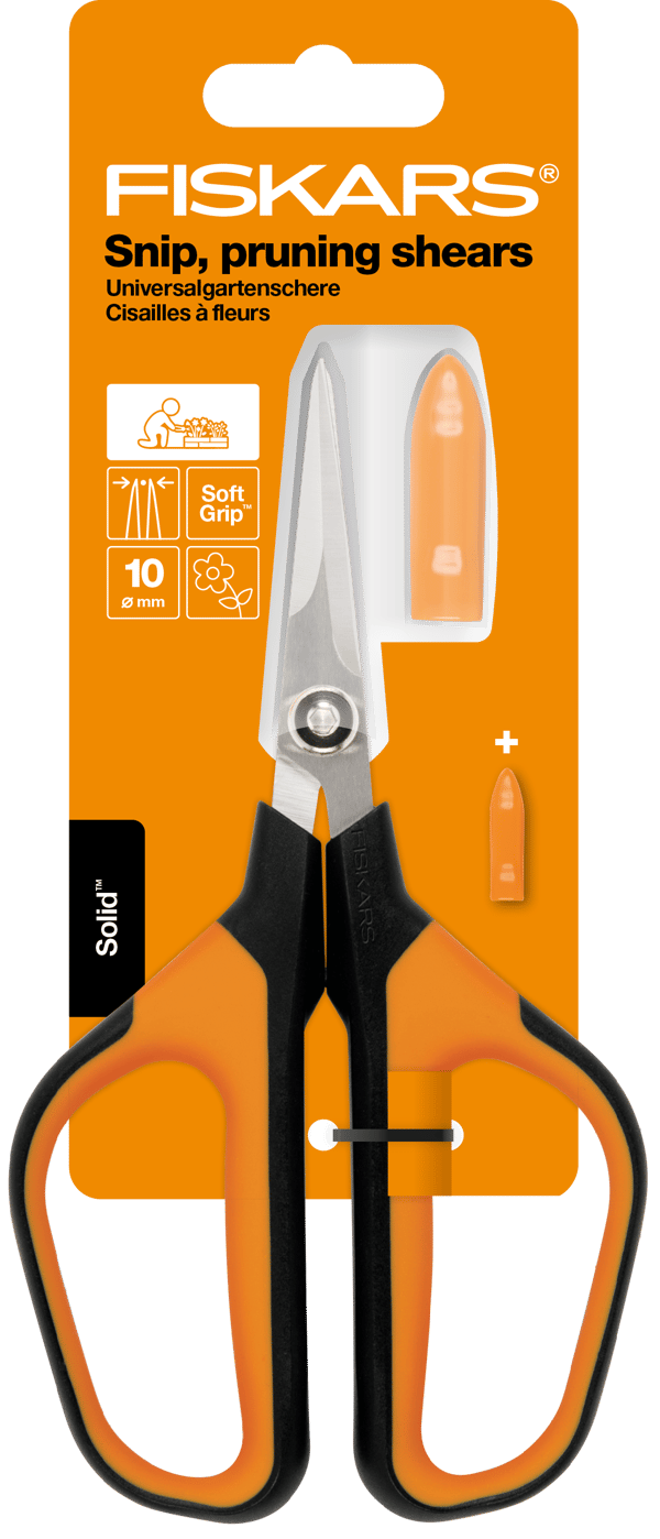 Fiskars solid havesaks til at klippe, beskære og trimme planter og blomster
