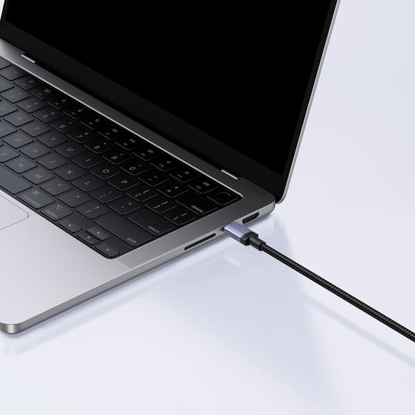 USB-C PD 240W 3m kabel - Sort