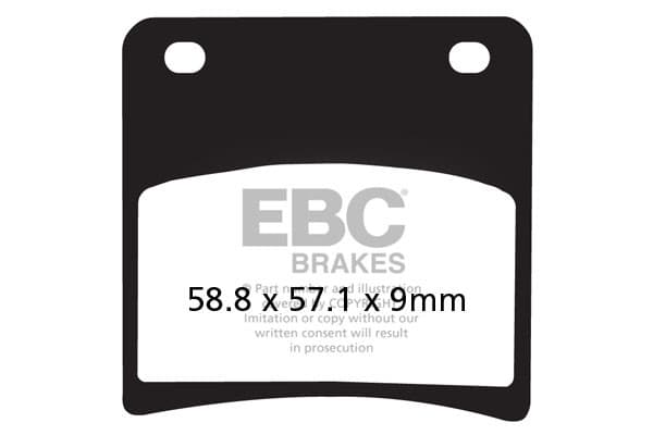 EBC FA146 jarrupalat (setti yhdelle levylle)