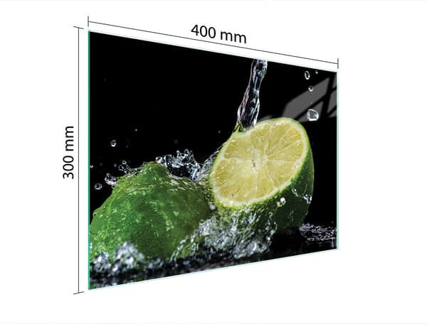 GLASSKÆREBRÆT 40x30 CITRON