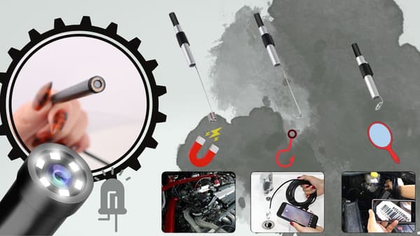 Endoskop inspektionskamera bilprobe
