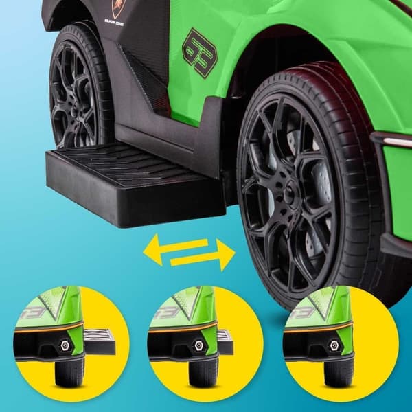 Työntöauto Lamborghini Essenza SCV12 vihreä