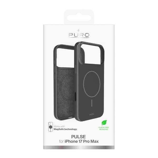 Pulse Polycarbonat Beskyttende Etui til iPhone 17 Pro Max - Grå