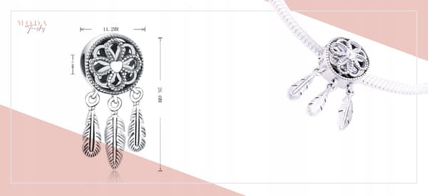 Charm til Pandora Drømmefanger Sølv 925 MODA TRUSKY