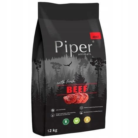DOLINA NOTECI Piper Animals med oksekød Tørfoder til hunde 12 kg pose