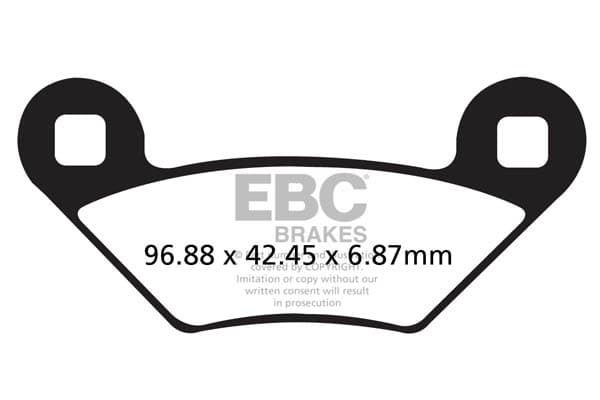 EBC FA475R bremseklodser (sæt til 1 skive)