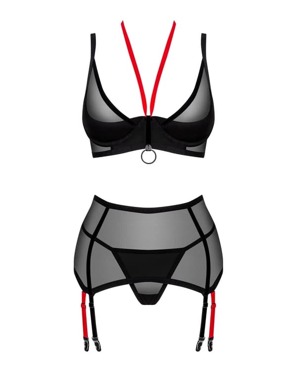 Obsessive Sexy 3-delt mesh-sæt Glandez XSS