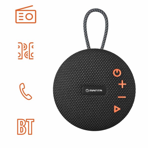 Manta SPK02GO bärbar Bluetooth-högtalare