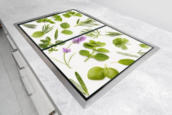 LASINEN SUOJALEVY LIEDELLE 70X52 KASVIT