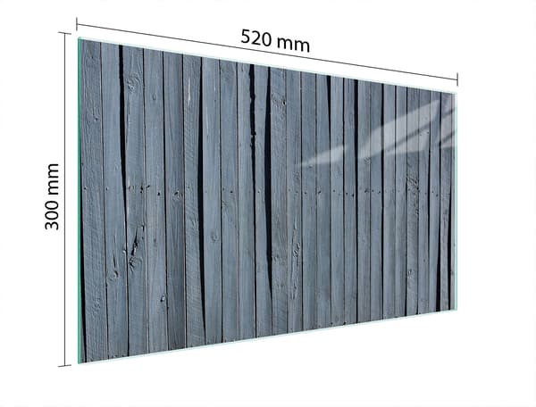 GLAS SKÆREBRÆT 52x30 TRÆ