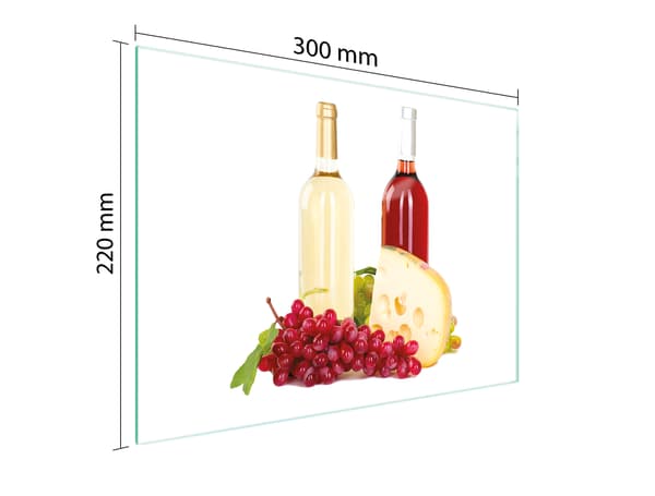 SKÄRBRÄDA I GLAS 30x22 VIN