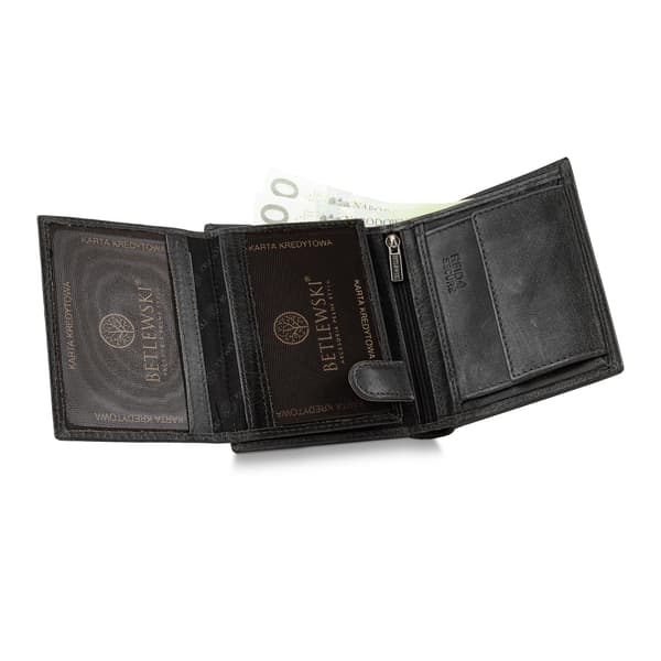 BPM-BB-62 BLACK MATTHEW Herrplånbok +CERTIFIKAT
