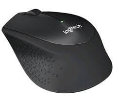 Logitech M330 Silent Plus trådløs mus, 1000 DPI, sort