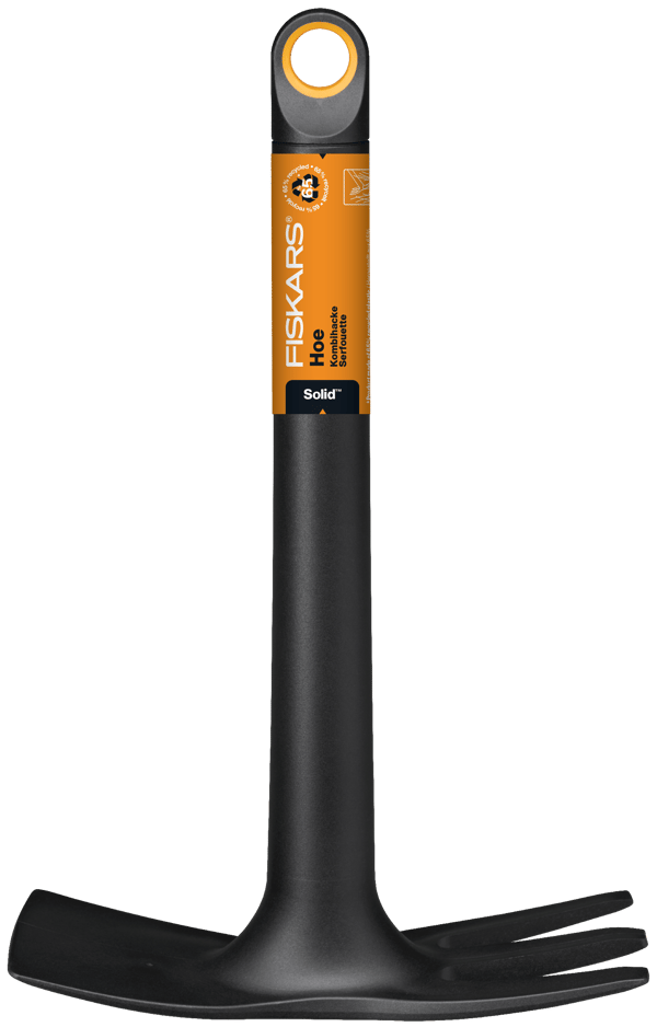 FISKARS SOLID Hakke, lille dobbeltsidet havehakke til ukrudtsrydning