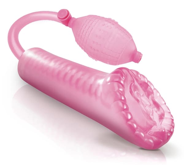 PET-penispumppu imustimulaatiolla, pinkki