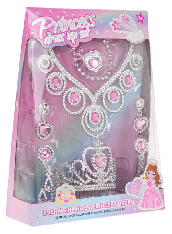 Lille Prinsesse Pink Sæt