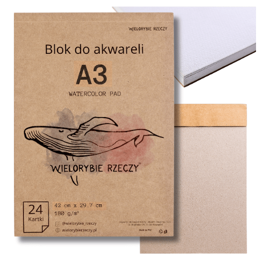 A3 akvarel blokpapir til akvarelmaling