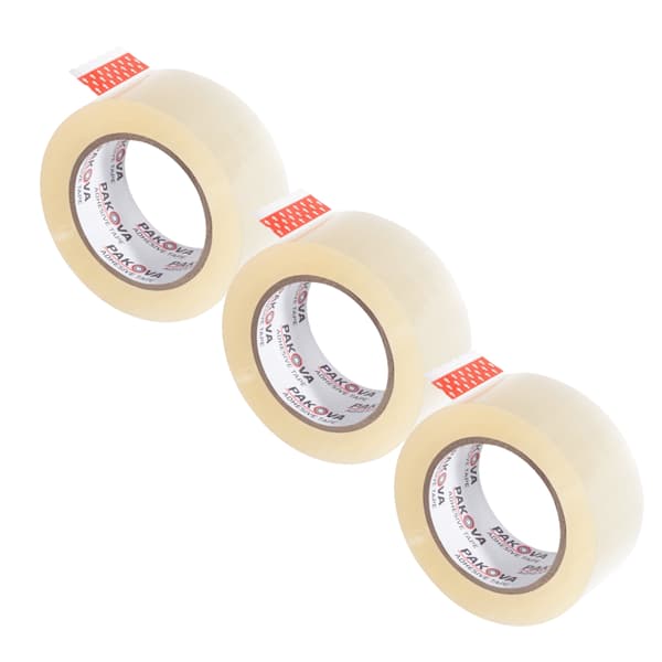 PAKOVA 48/100 TRANSPARENT 3-PACK PACKTEJP
