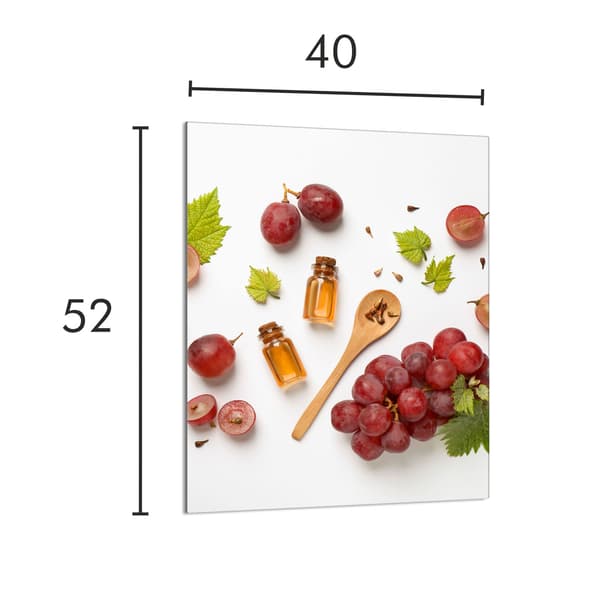 GLAS SKÄRBRÄDA 40x52 Frukt