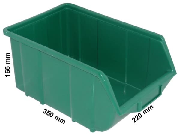 Ecobox opbevaringsbeholder, stor | Grøn