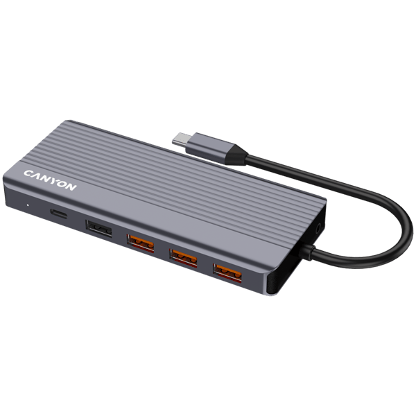 CANYON HUB DS-16 13-i-1 4k USB-C Grå