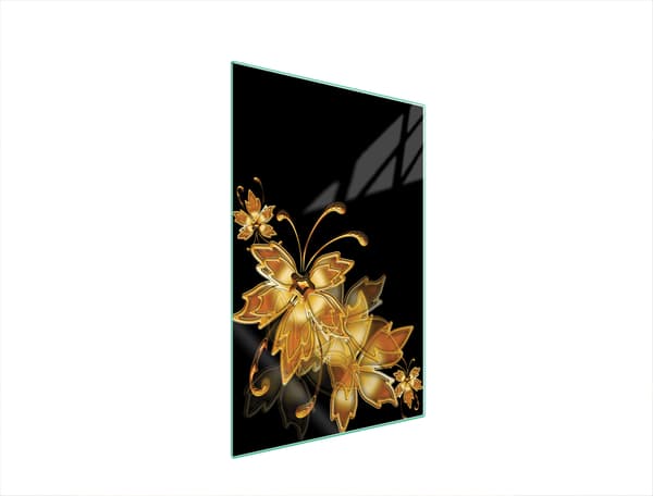 GLAS SKÆREBRÆT 35x52 GULD