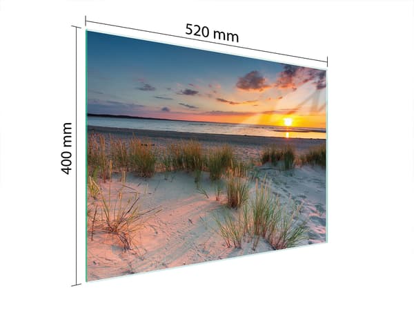 SKÄRBRÄDA I GLAS 52x40 BEACH