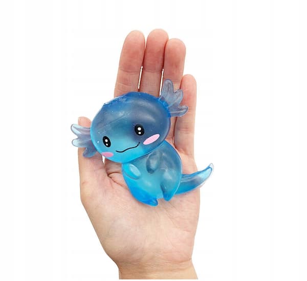 SENSORISK AXOLOTL antistressleksak
