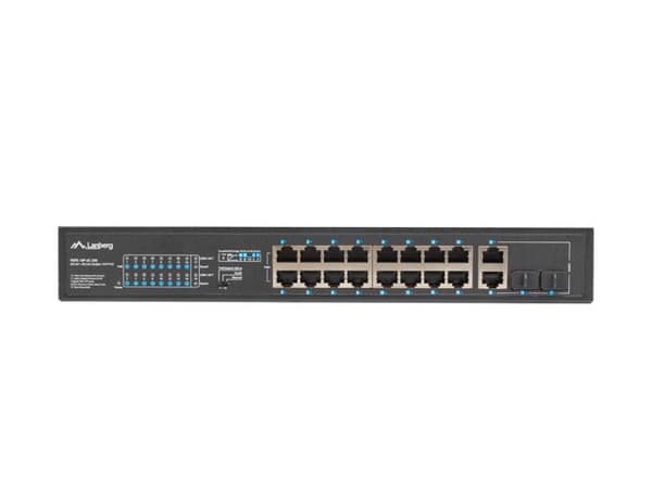 LANBERG SWITCH RACK 19 16X 100MB POE /2X COMBO