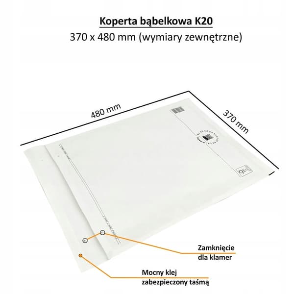 Bubbelkuvert K20 VITA E-PACK x 50 st