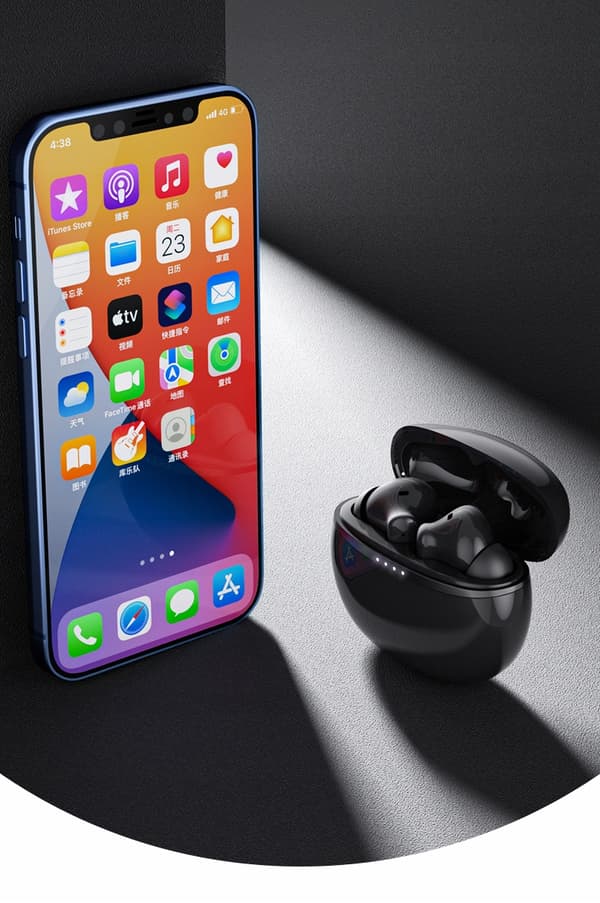 BEMI Tutti Wireless In-Ear Bluetooth 5.1 Hovedtelefoner Sort BBTATUTBB