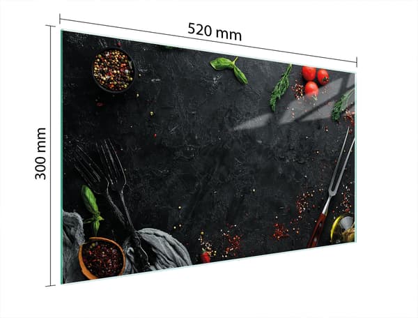 SKÄRBRÄDA I GLAS 52x30 SKIFFE