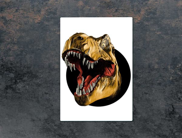 LASINEN LEIKKUULAUTA 35x52 DINOSAURUS