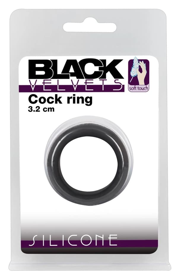 Black Velvets Mellem Penisring 32cm