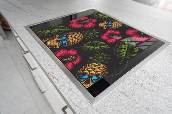 GLAS SKÆREBRÆT 52x40 ANANAS