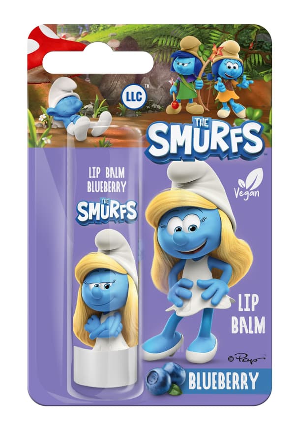LL Smurfarna Blåbär Läppbalsam