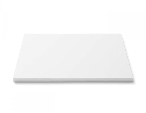 Kagebund TYK HVID 35x45x1,2 cm rektangulær