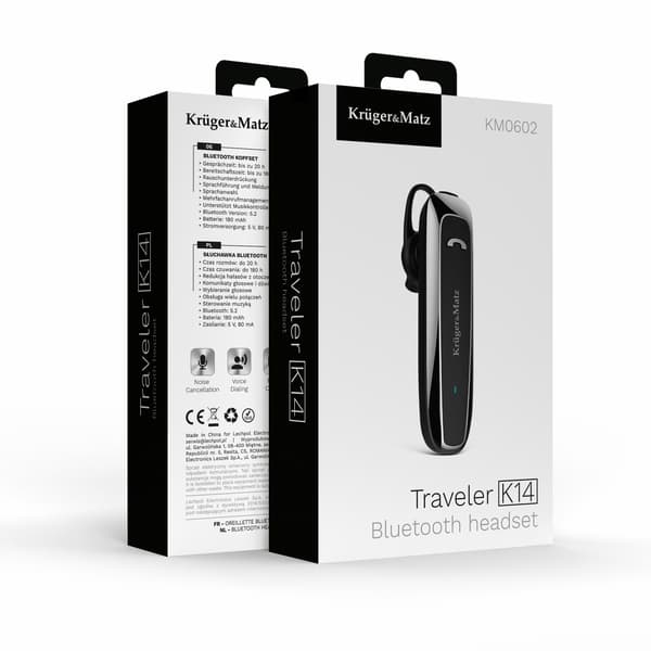 Trådlöst Bluetooth-headset Traveler K14