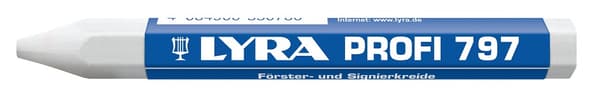 Oljebaserad märkkrita 797 LYRA vit